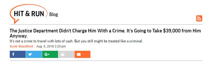 reason civil asset forfeiture