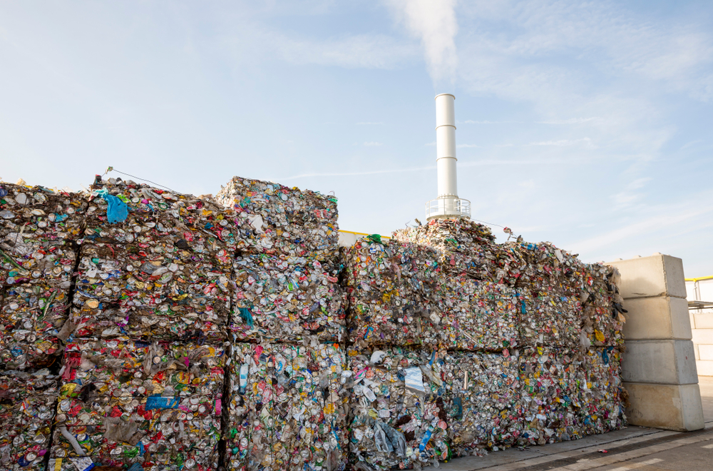 A waste-to-energy plant