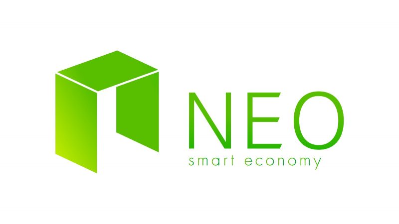 NEO Green Writing White Background