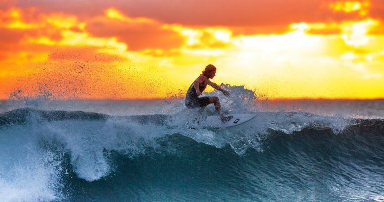 waves cryptocurrency surfer