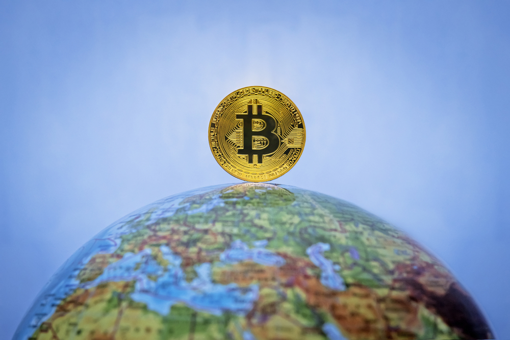 bitcoin globe map