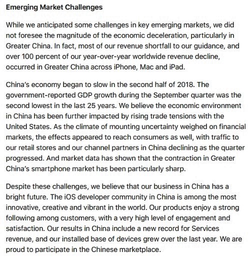 Apple investor letter tim cook